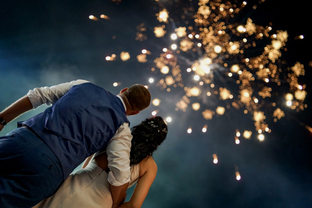 feu artifice mariage