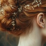 Les secrets des coiffures de mariage avec cheveux mi-longs détachés pour un look naturel
