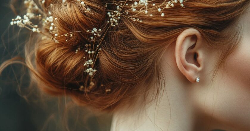 Les secrets des coiffures de mariage avec cheveux mi-longs détachés pour un look naturel