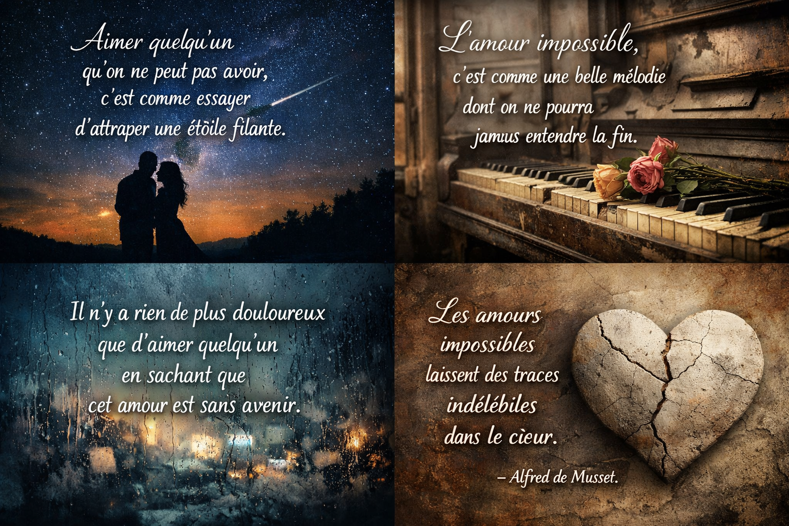 Citations sur l'amour impossible