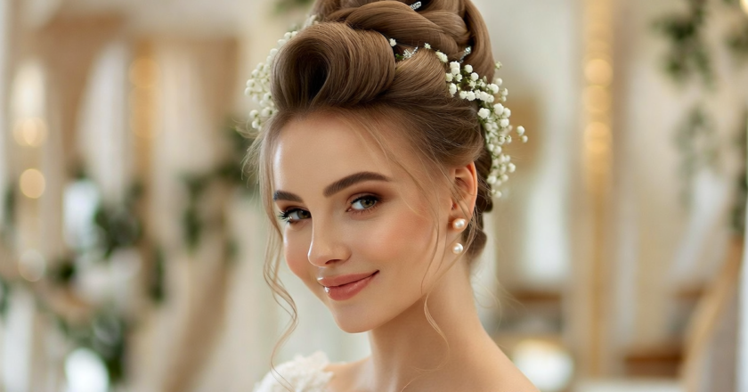Tendances 2025 : les chignons hauts pour mariage les plus prisés