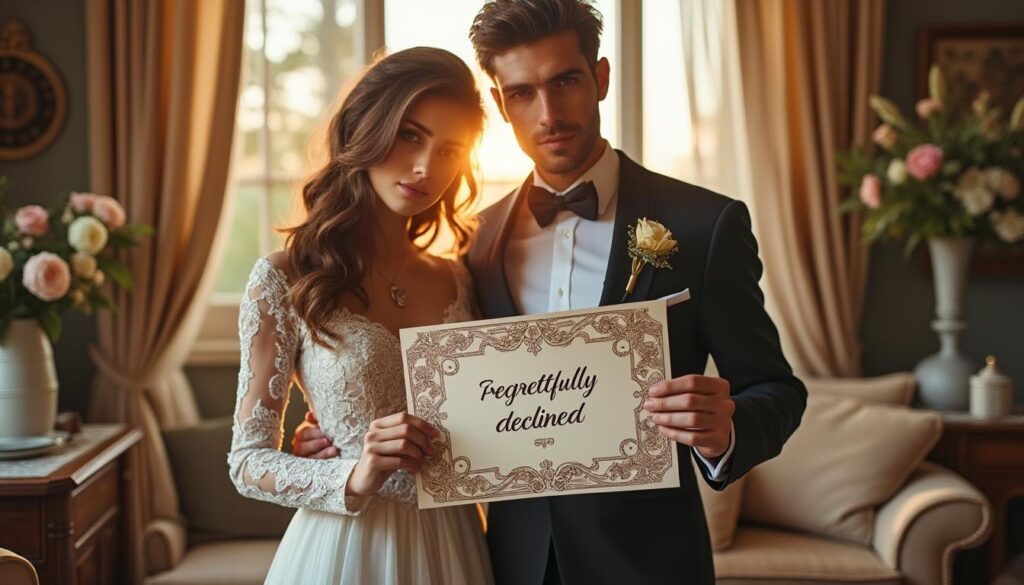 découvrez comment refuser poliment une invitation de mariage avec un message adapté. nos conseils sur les bonnes pratiques et faux-pas à éviter pour rester respectueux et bienveillant envers les futurs mariés.
