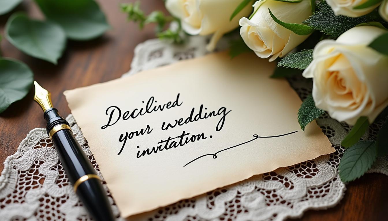 découvrez comment refuser poliment une invitation de mariage : conseils, exemples de message et règles de courtoisie pour rester respectueux envers les futurs mariés.