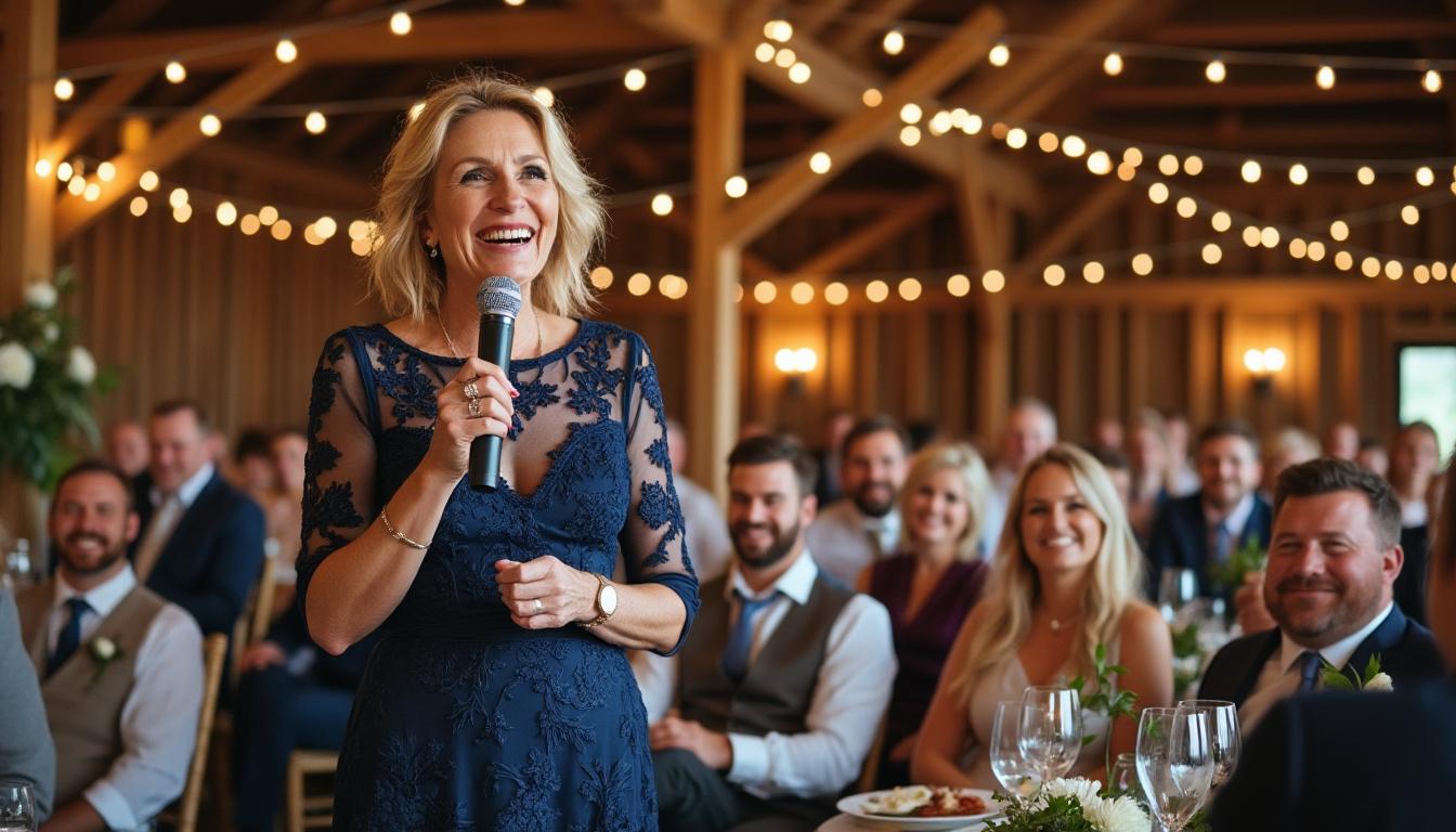 découvrez pourquoi le timing est essentiel dans un discours humoristique de la mère du marié. astuces pour faire rire et émouvoir sans faux pas le jour du mariage.