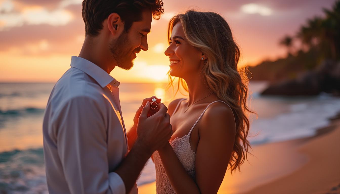 découvrez pourquoi rédiger un texte de demande en fiançailles personnalisé rend votre moment unique et mémorable. offrez à votre partenaire une preuve d'amour authentique et sincère grâce à des mots qui reflètent véritablement vos sentiments.