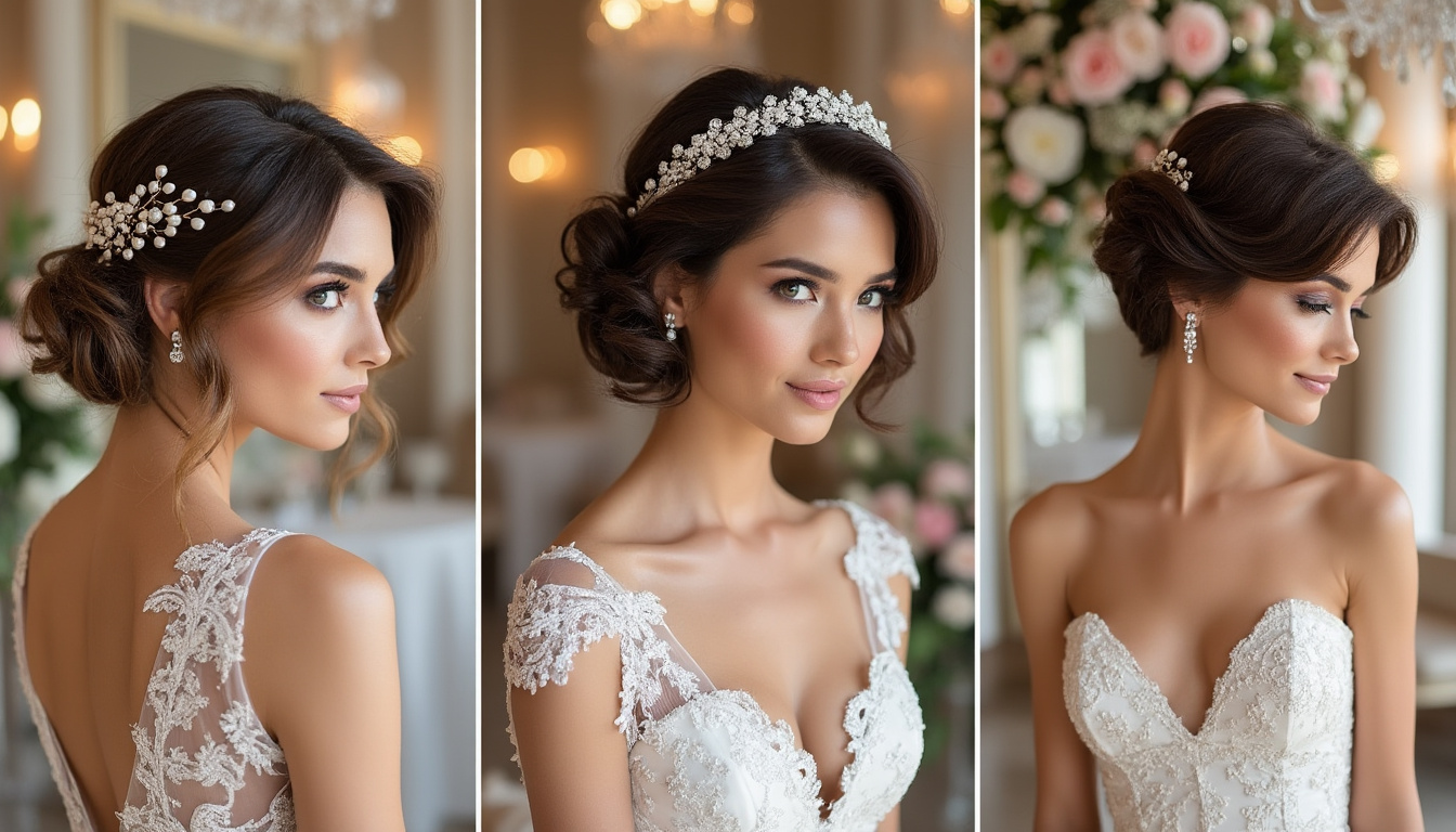 apprenez à réaliser facilement une coiffure de mariage élégante : carré plongeant bouclé, pour un look tendance et romantique le jour j. conseils, astuces et étapes à suivre !