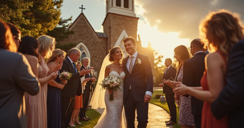 Les chansons de la sortie d’église pour un mariage à la fois joyeuses et émouvantes
