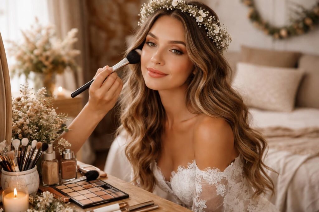 découvrez les astuces d'expert pour réussir un maquillage de mariage bohème parfait, naturel et durable, qui sublimera votre beauté le jour j.