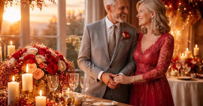 Célébration des noces de vermeil : 45 ans de mariage