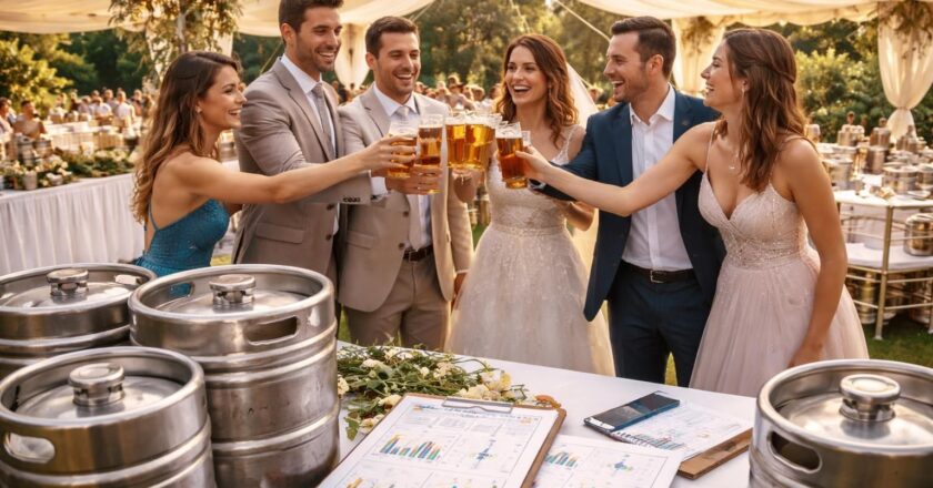 Évitez le gaspillage : combien de fûts de bière pour un mariage bien calculé