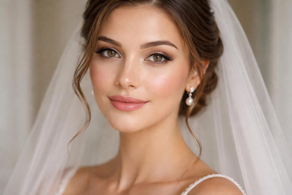 découvrez des idées de maquillage simple et élégant pour mariée, afin de créer un effet wow le jour j tout en restant naturelle et radieuse.