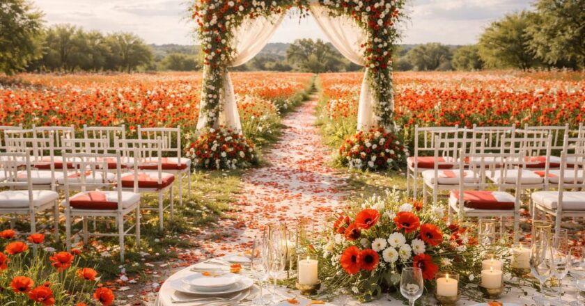 L’art de la fête : planifier des noces de coquelicot parfaites