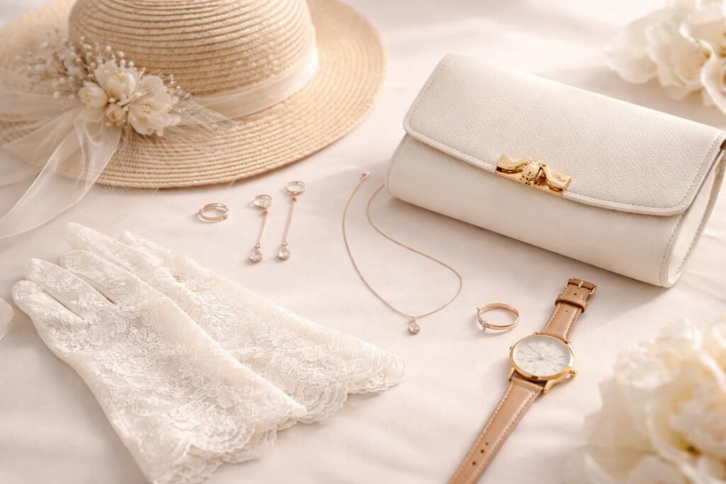découvrez les accessoires indispensables pour sublimer votre tenue de mariage civil et apporter une touche d'élégance unique à ce jour spécial.
