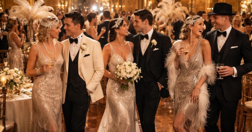 Les tendances de la soirée de mariage années folles : comment s’habiller avec originalité