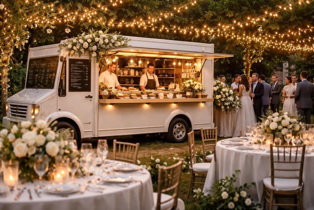 découvrez comment gérer élégamment les coûts de votre food truck pour mariage et profitez d'une fête gourmande et mémorable sans dépasser votre budget.