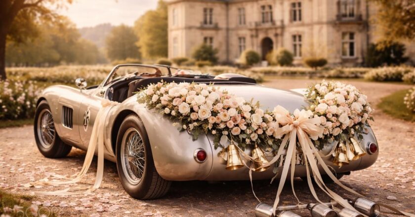 Voiture balai mariage : un départ inoubliable pour votre grand jour
