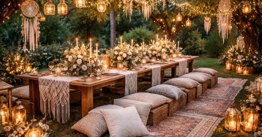 Astuces pour une décoration de mariage réussie au style bohème