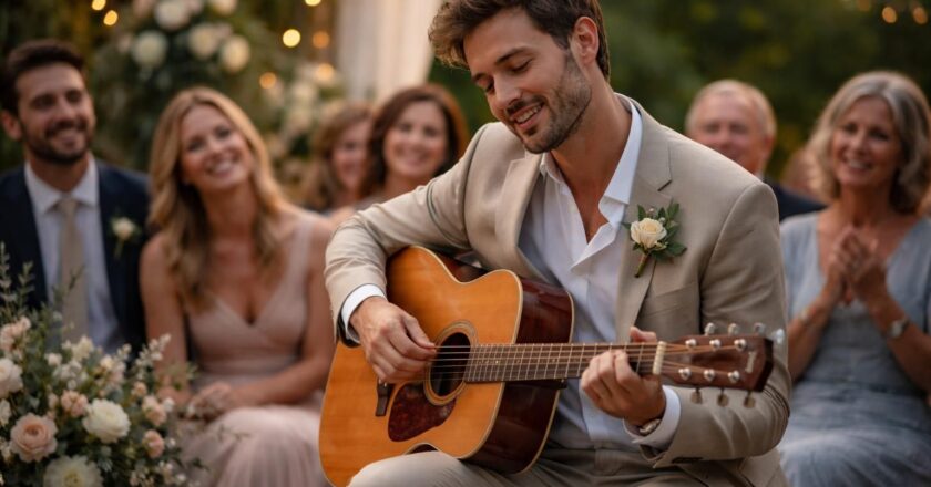 Chanson spéciale pour célébrer le mariage d’un ami proche