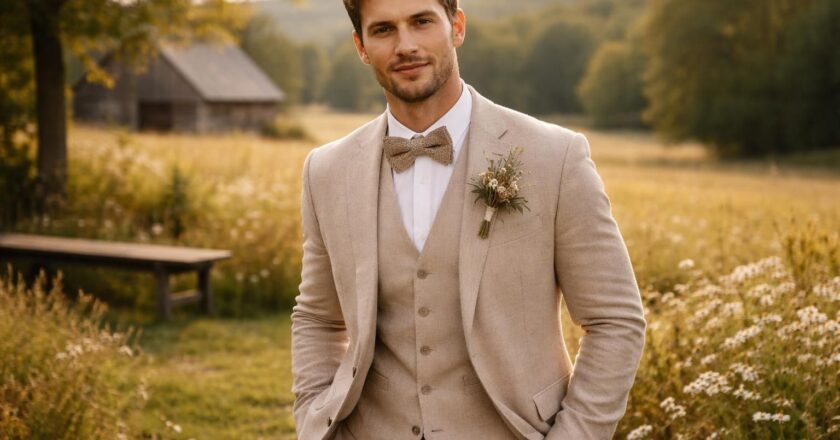 Découvrez les tendances du thème champêtre pour un mariage (homme)