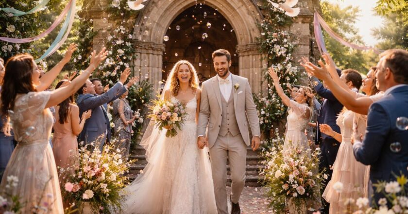 Éléments essentiels d’une sortie d’église originale pour un mariage parfait