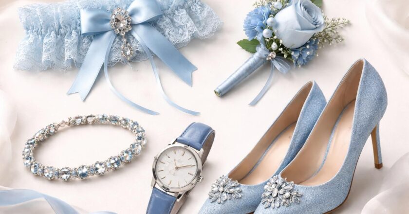 Idée de “quelque chose de bleu” pour un mariage : 5 accessoires à ne pas manquer