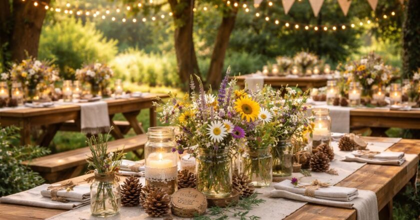 Idées de déco champêtre à faire soi-même pour un mariage : astuces et conseils