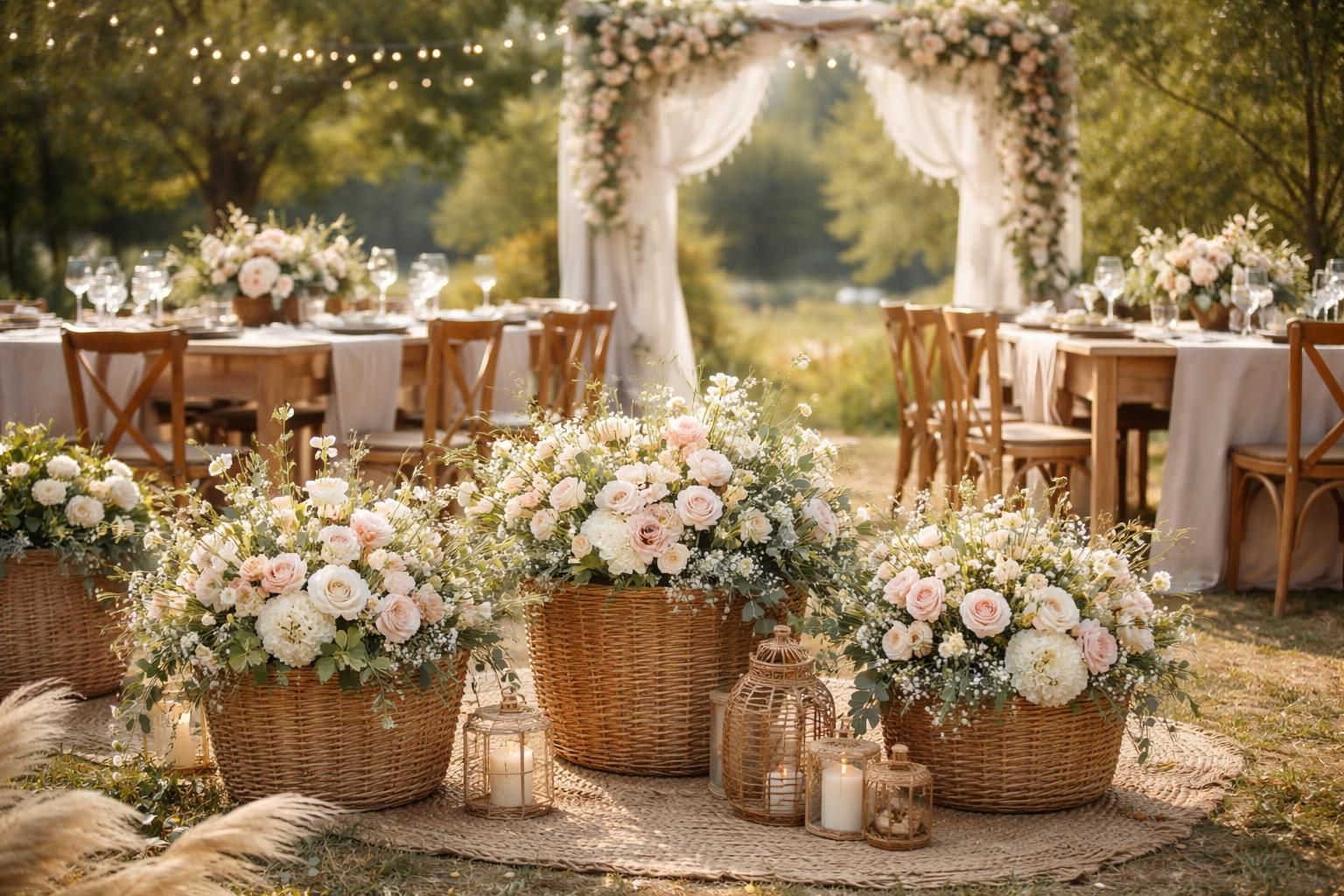 découvrez des idées originales de décoration de mariage avec des paniers en osier pour un événement unique et plein de charme. inspirez-vous pour créer une ambiance naturelle et élégante.