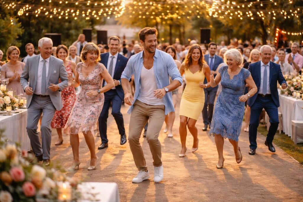 découvrez le secret pour apprendre facilement à danser le madison et impressionner vos proches lors d'un mariage.