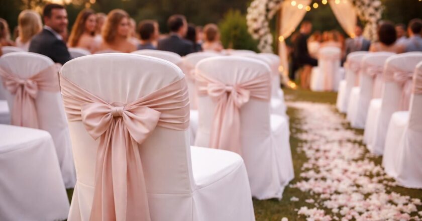Pourquoi investir dans les prix de location de housses de chaise pour un mariage à thème