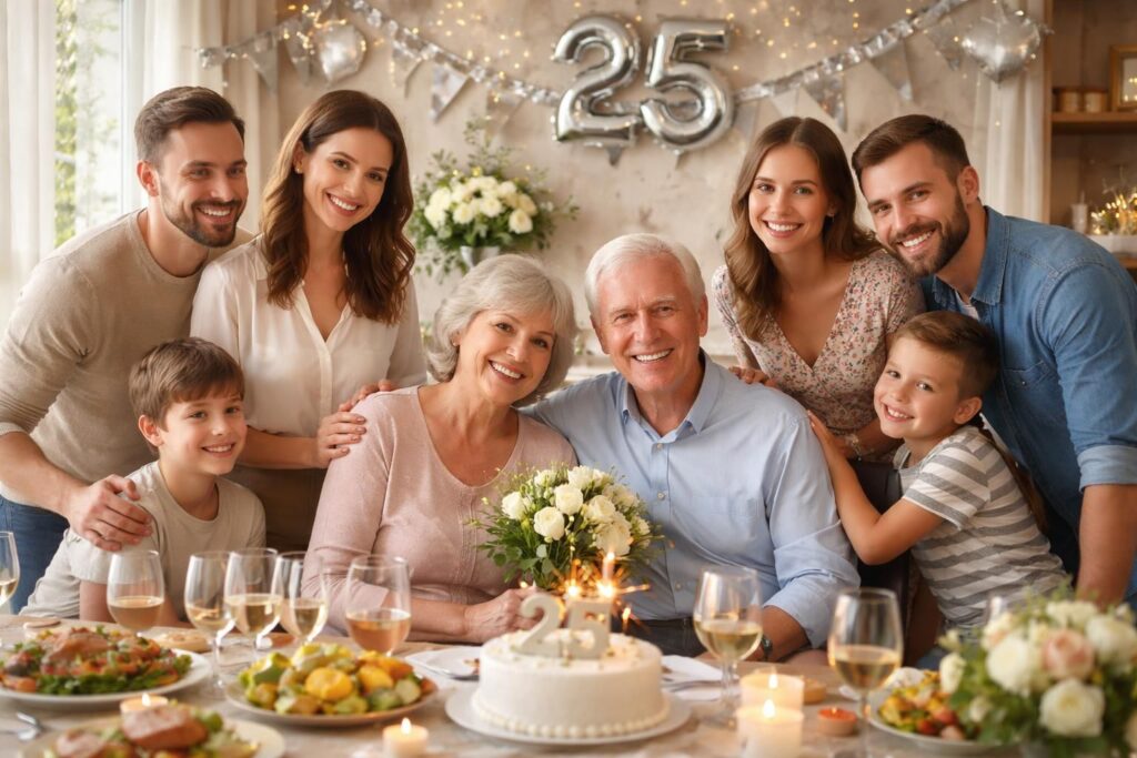 découvrez l'importance de célébrer 25 ans de mariage en famille et pourquoi choisir cette noces symbolise un moment fort de partage et d'amour.