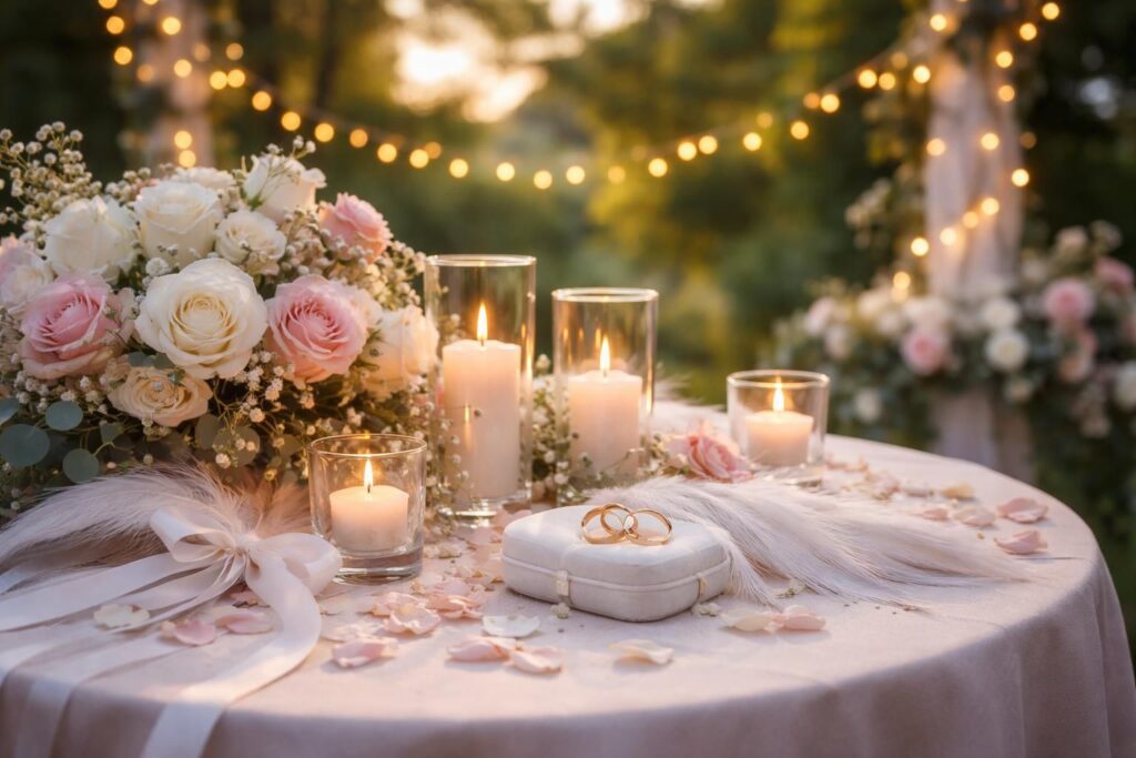 découvrez des symboles d'amour uniques pour votre mariage et des détails qui rendront votre cérémonie inoubliable et pleine d'émotion.