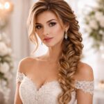 Transformez votre look avec une tresse sur le côté pour un mariage chic