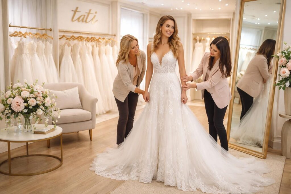 découvrez comment transformer votre vision en réalité en essayant la robe de mariée parfaite chez tati. un moment unique pour sublimer votre grand jour.