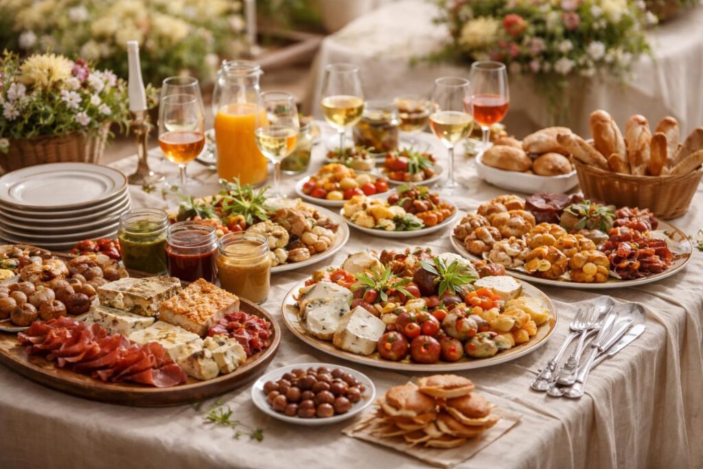 découvrez nos conseils pour organiser un vin d'honneur de mariage fait maison : idées de menu, quantités à prévoir et astuces pratiques pour réussir votre réception.