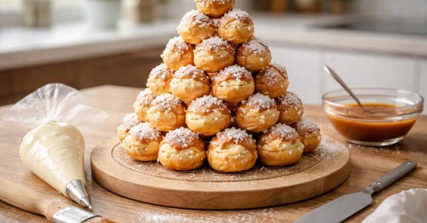 5 astuces pour réussir votre pièce montée en pyramide de choux à coup sûr