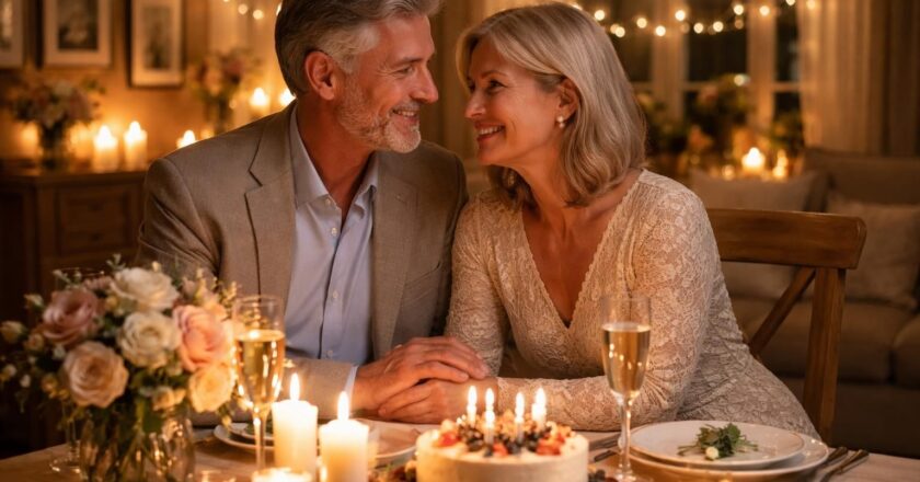 Célébration intime de l’anniversaire de mariage