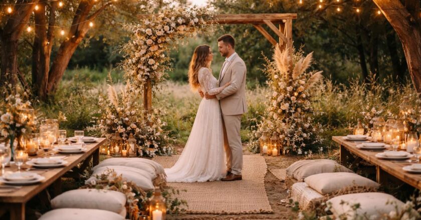 Créer une ambiance magique avec un thème de mariage bohème chic