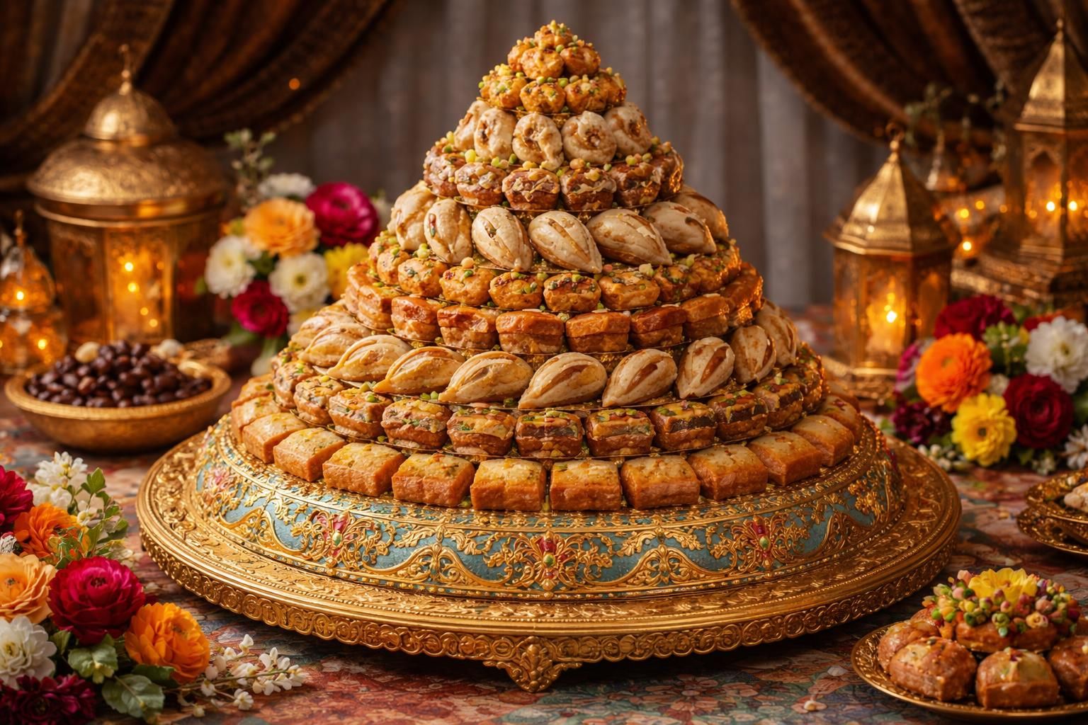 découvrez la pièce montée orientale, un symbole de joie et de partage incontournable pour célébrer votre mariage avec tradition et élégance.