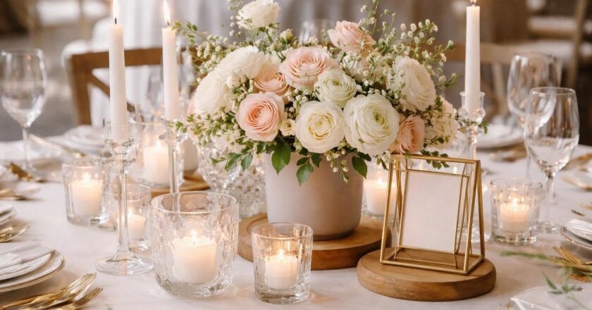 Les matériaux idéaux pour fabriquer des centres de table pour un mariage réussi