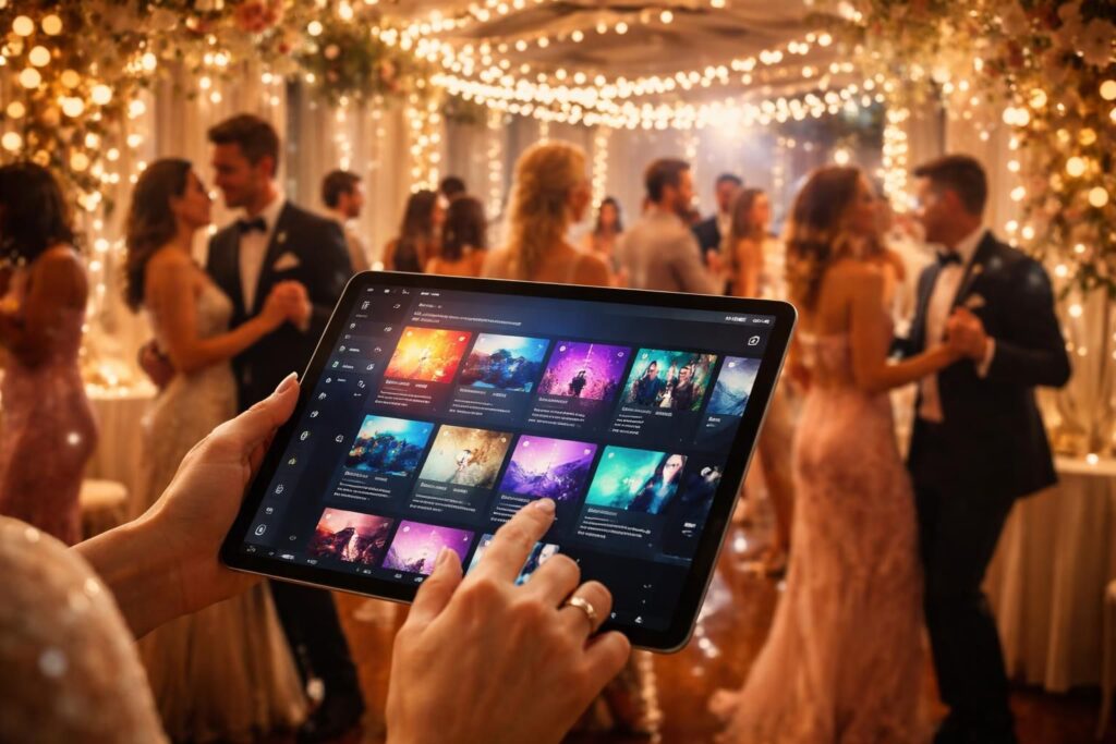 découvrez comment animer votre soirée de mariage avec une playlist contrôlée facilement grâce à la tablette samsung galaxy, pour une ambiance musicale réussie et sans stress.