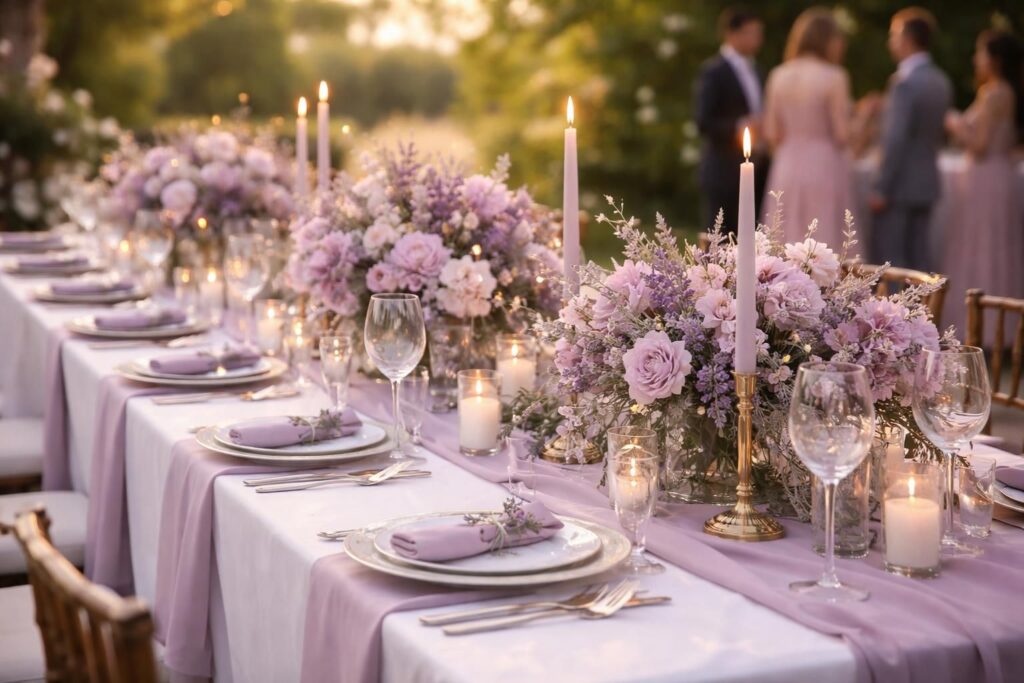découvrez les avantages d'une décoration de table de mariage mauve et obtenez des conseils pratiques pour créer une ambiance élégante et harmonieuse lors de votre grand jour.
