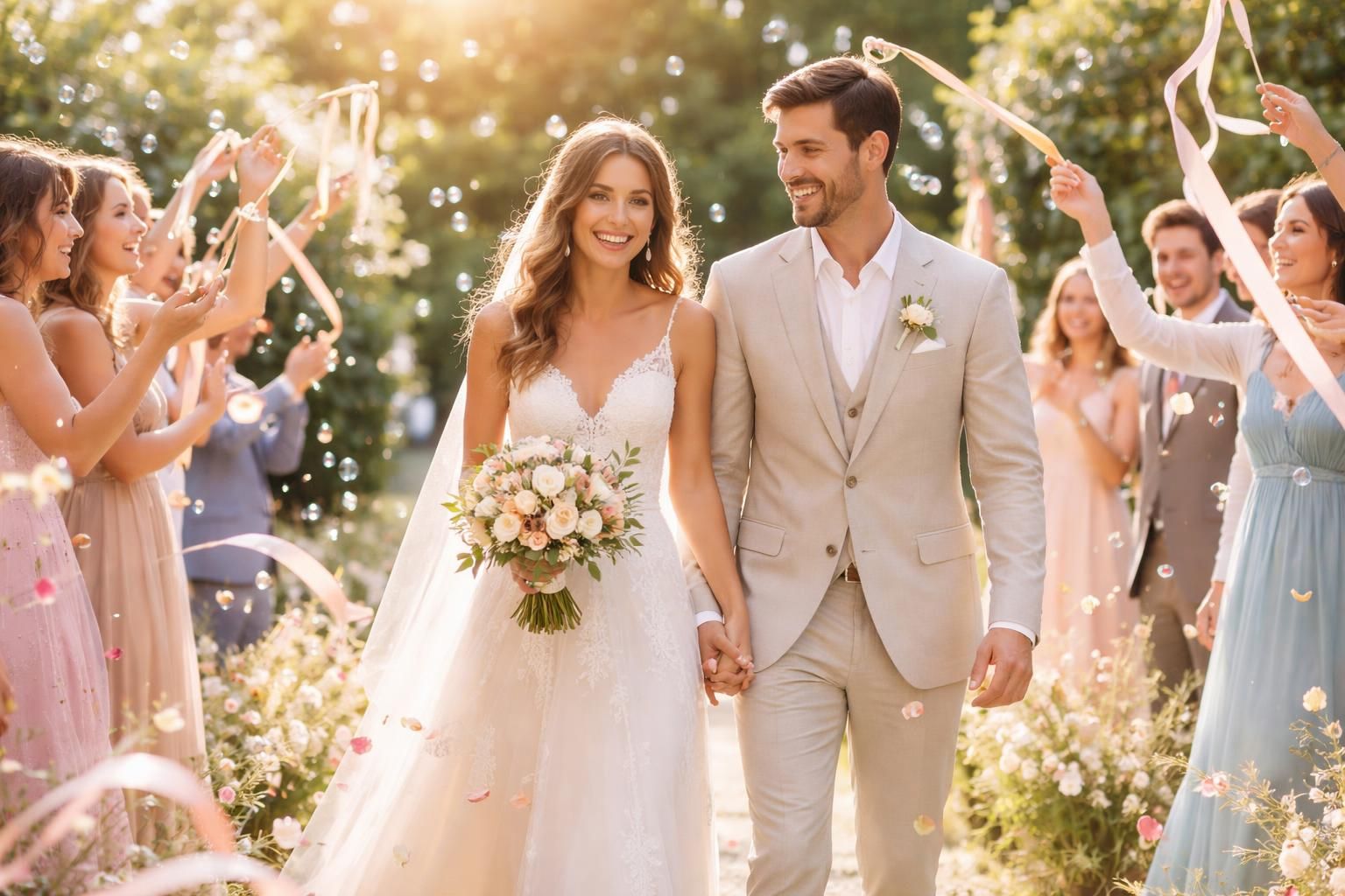 découvrez nos idées originales et élégantes pour la sortie des mariés, sans laisser de nettoyage derrière. simplifiez votre mariage avec des options pratiques et charmantes.