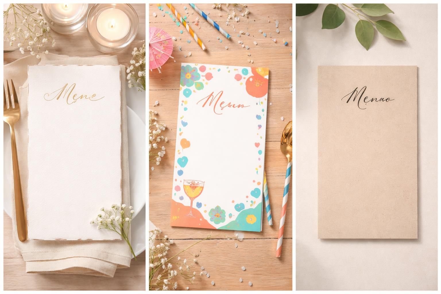 découvrez des exemples de textes pour menu de mariage alliant élégance, originalité et simplicité, parfaits pour un jour inoubliable.