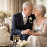 Anniversaire de mariage de 70 ans des noces de platine