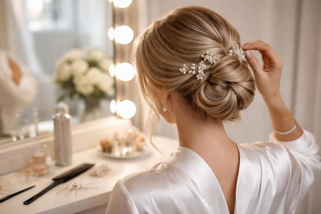 découvrez comment réaliser un chignon de mariage parfaitement maîtrisé vous-même grâce à nos techniques simples et efficaces.
