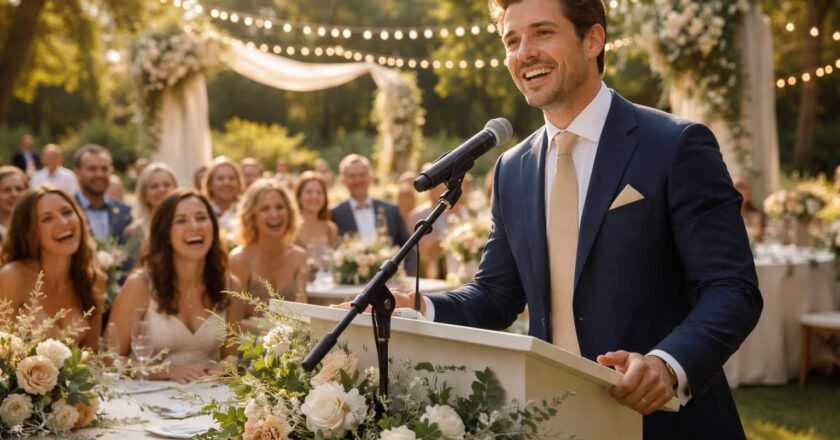 Astuces pour un discours de mariage drôle et marquant