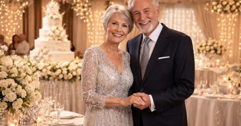 Célébration des 60 ans de mariage en diamant