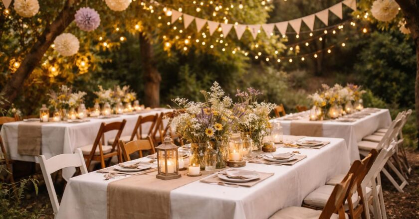 Économisez sans sacrifier le style avec ces idées de décoration de mariage pas cher