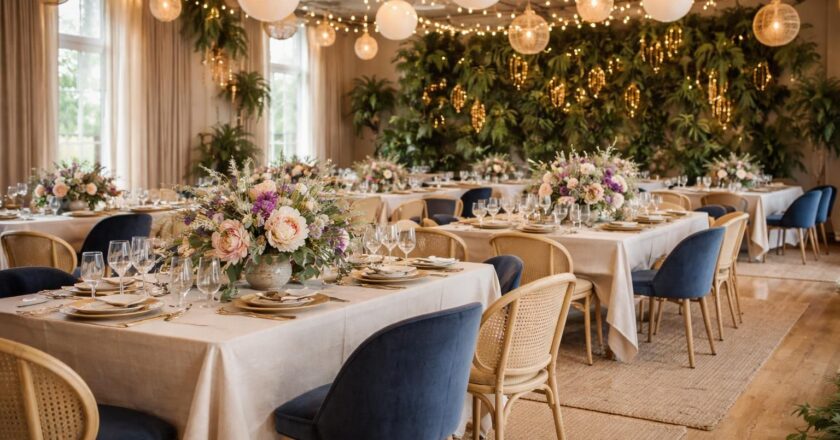Idée de décoration pour une salle de mariage : entre élégance et originalité