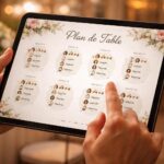 Plan de table du mariage : ajustements en deux minutes sur tablette Samsung Galaxy